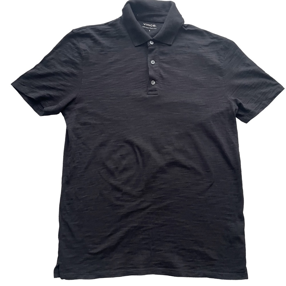 Vince Short Sleeve Slub Polo Size S - Picture 3 of 5